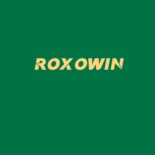 Logo da ROXOWIN